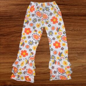 Floral Ruffle Pants for Kids
